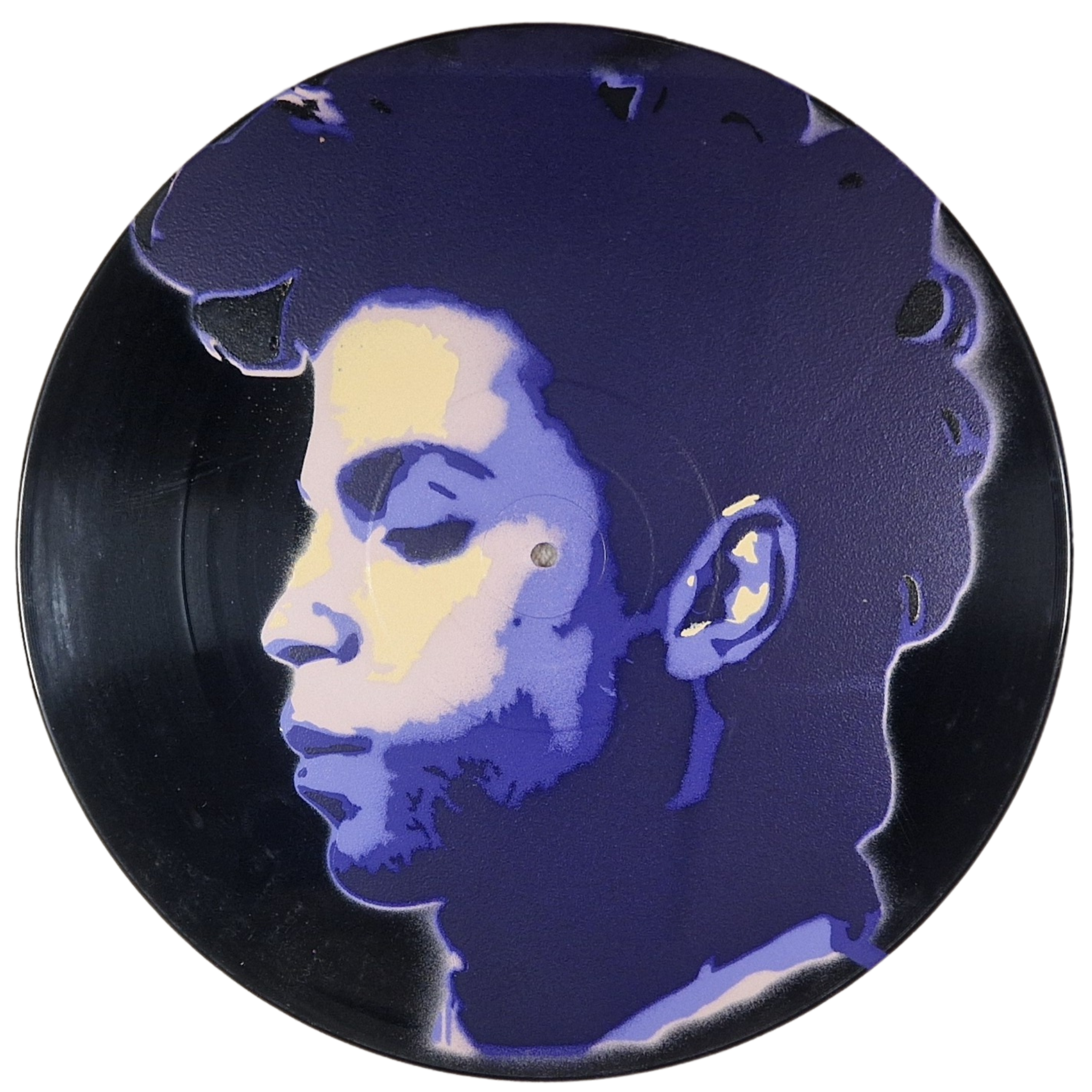 Prince - Side portrait - Vinyl Artwork