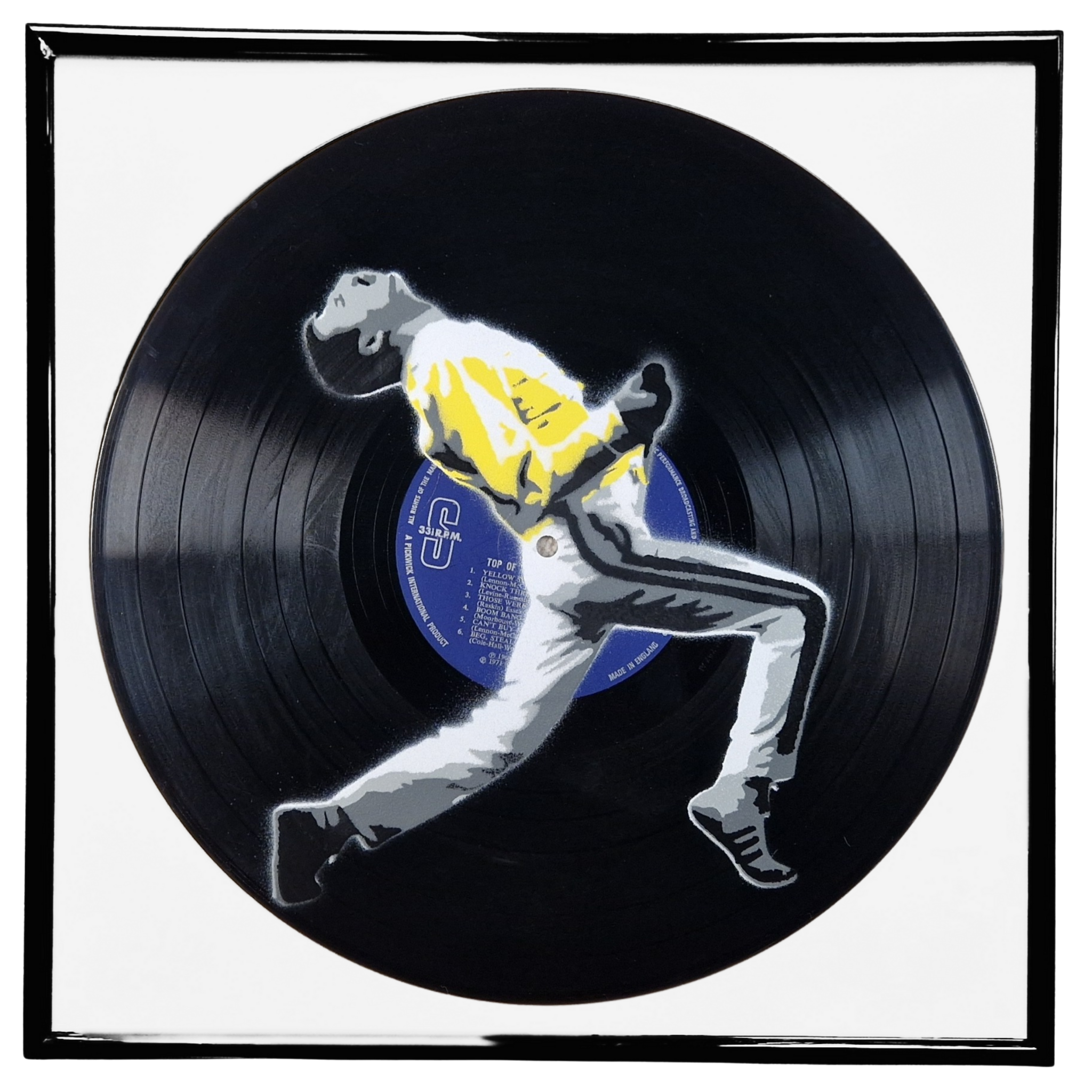 Freddie Mercury - Vinyl Artwork